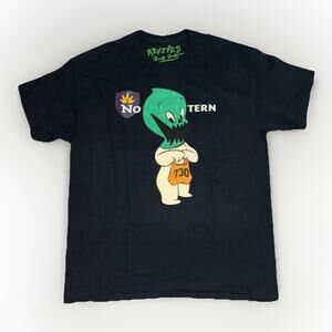 Asspizza x Casper Revive T-Shirt Black Large 21x28 Graphic Streetwear Tee